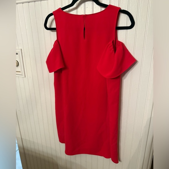 Amanda Uprichard Cold Shoulder Red Small Minidress - Picture 5 of 5